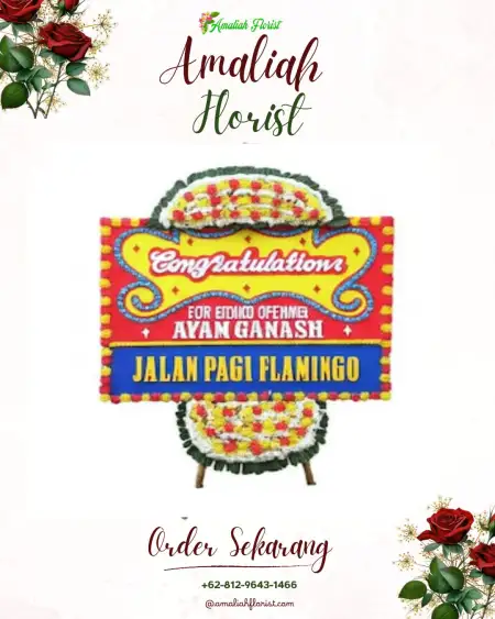 Sewa Papan Bunga Gumeng